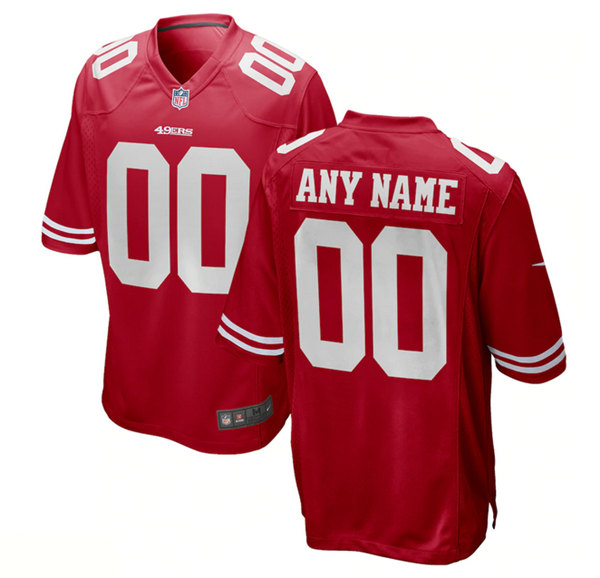 Youth San Francisco 49ers Active Player Custom Red Stitched Game Jersey Youth San Francisco 49ers Active Player Custom Red Stitched Game Jersey